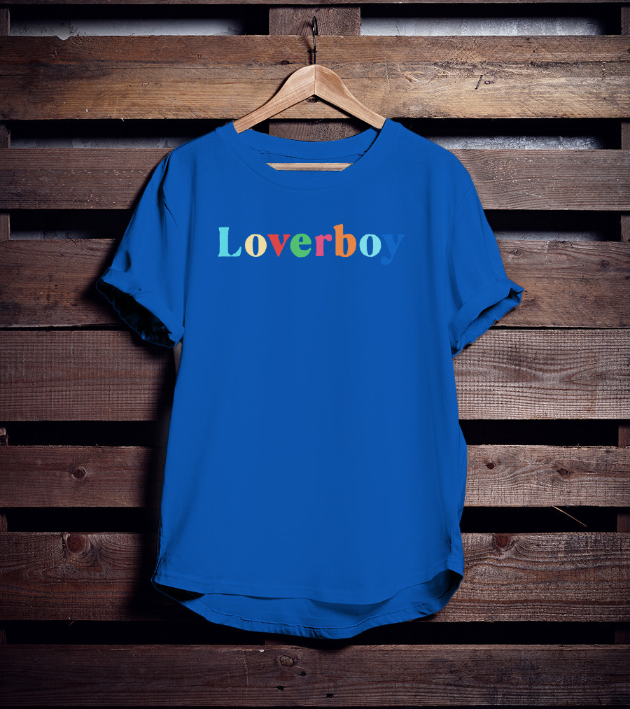 Loverboy Store Multicolor Lettering T-Shirt