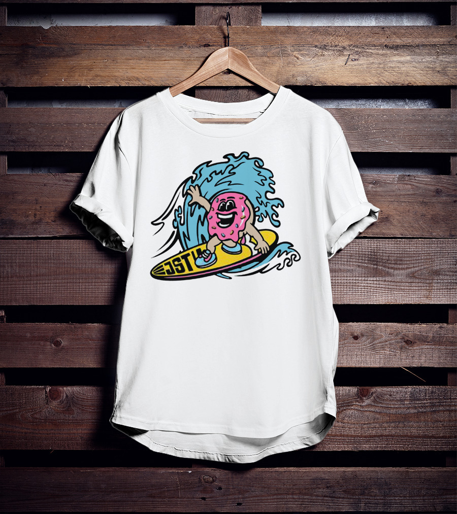 JSTU Surfing Donut Wave Adventure T-Shirt