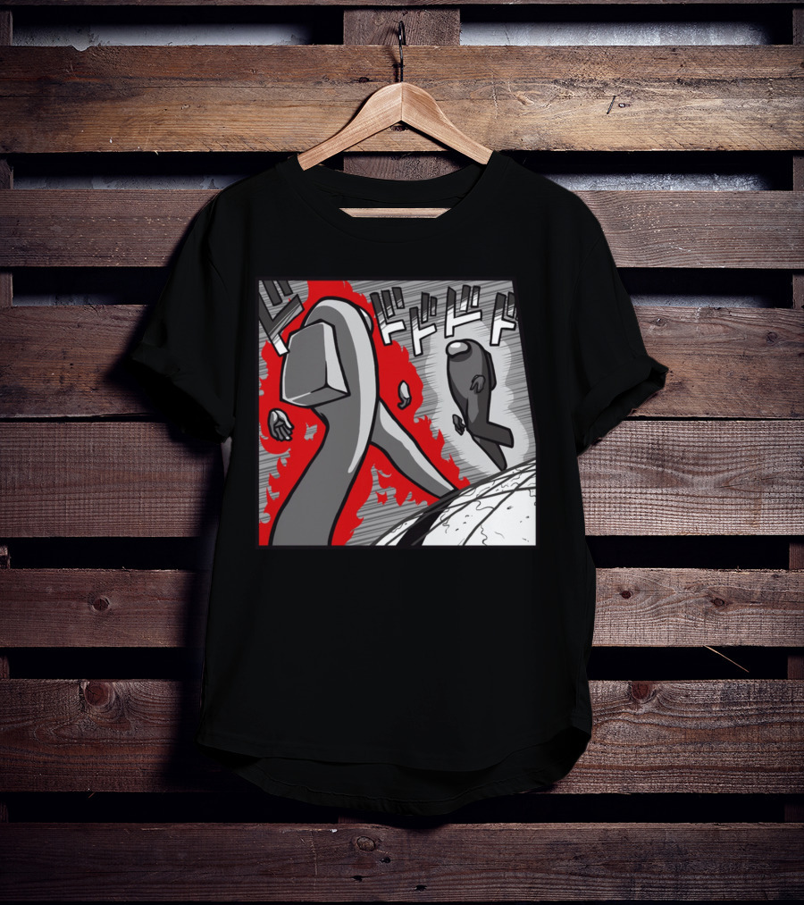 Shop Among Us JoJo Parody Manga T-Shirt