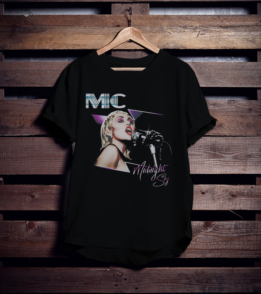 MIC Midnight Sky Miley Cyrus Shop T-Shirt