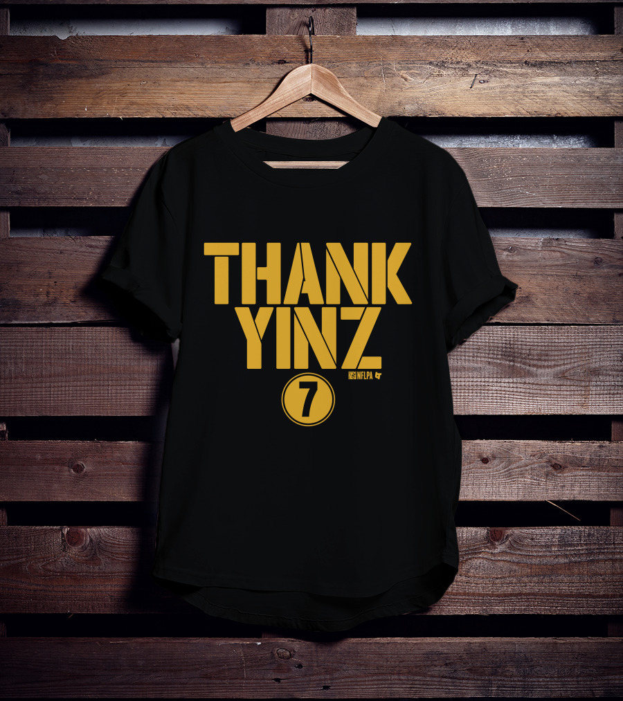 Ben Roethlisberger Thank Yinz 7 NFLPA T-Shirt