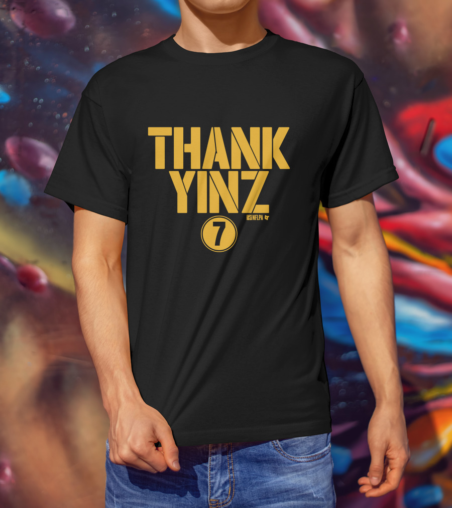 Ben Roethlisberger Thank Yinz 7 NFLPA T-Shirt
