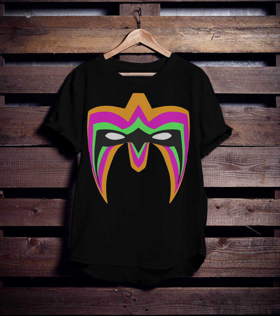 Ultimate Warrior Face Paint Iconic Neon Mask T-Shirt