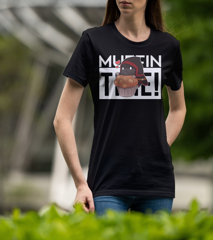 Muffin Time Cute Ninja Heart T-Shirt