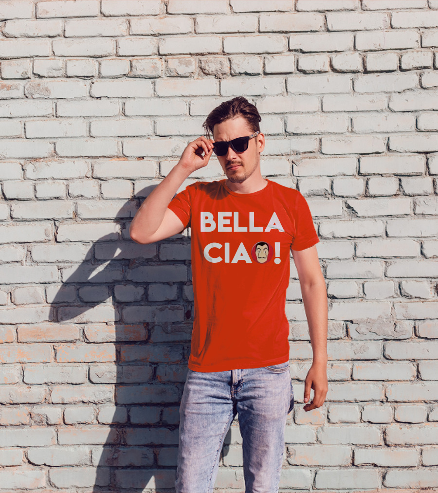 BELLA CIAO Money Heist Mask T-Shirt