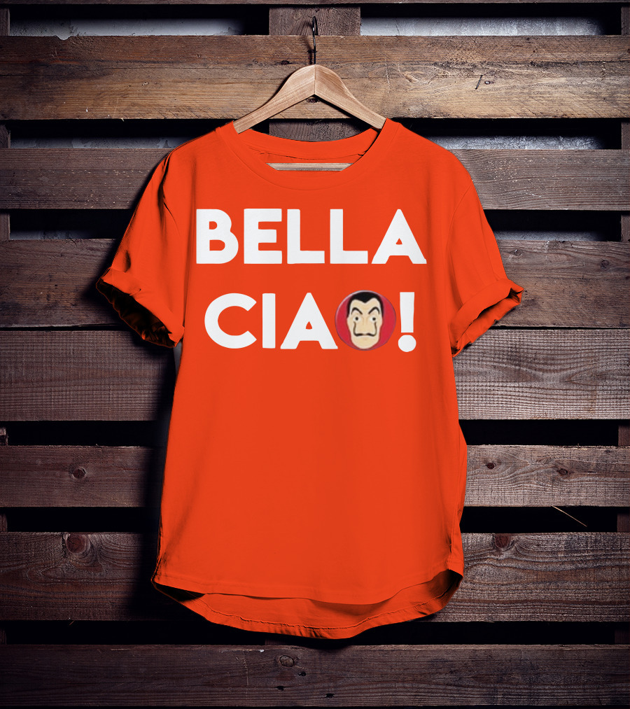 BELLA CIAO Money Heist Mask T-Shirt