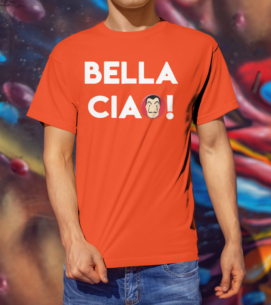 BELLA CIAO Money Heist Mask T-Shirt