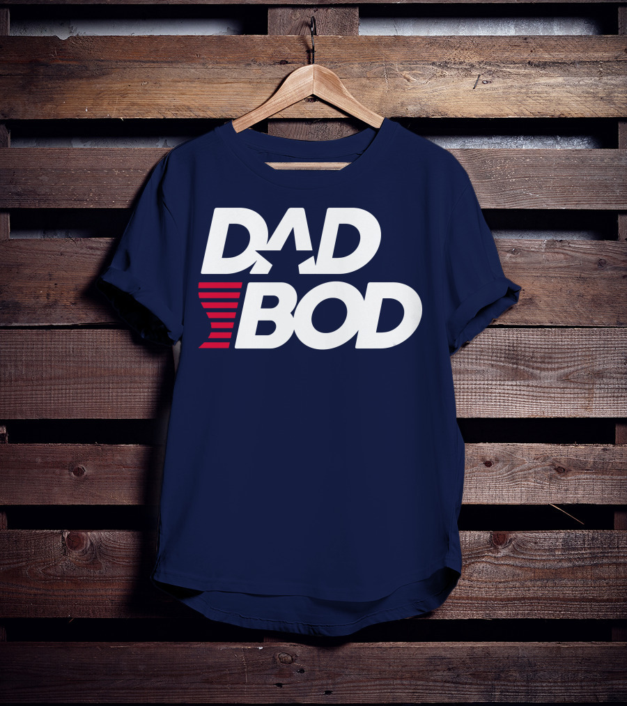 DAD BOD Star Stripes Patriotic T-Shirt