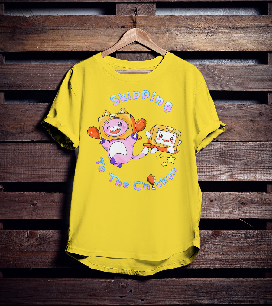 Skipping To The Chicken Lankybox Merch UK T-Shirt