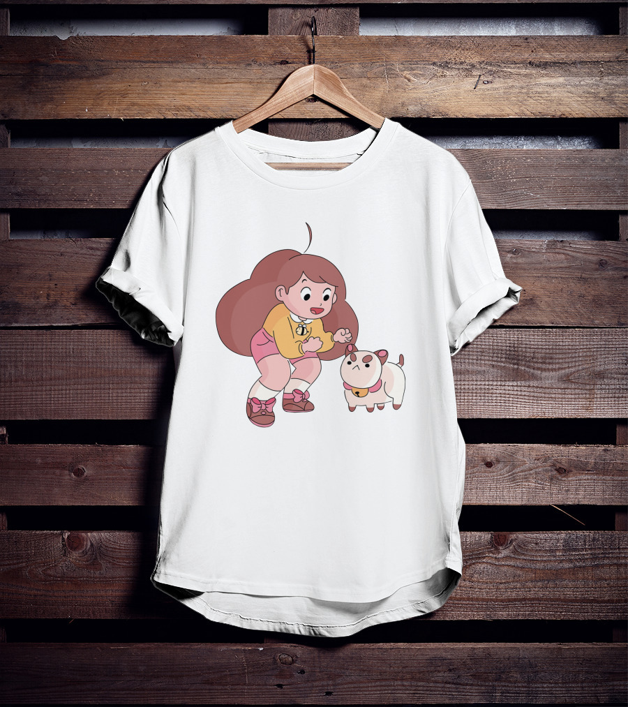 Bee And PuppyCat Cartoon Characters Playful Moment T-Shirt