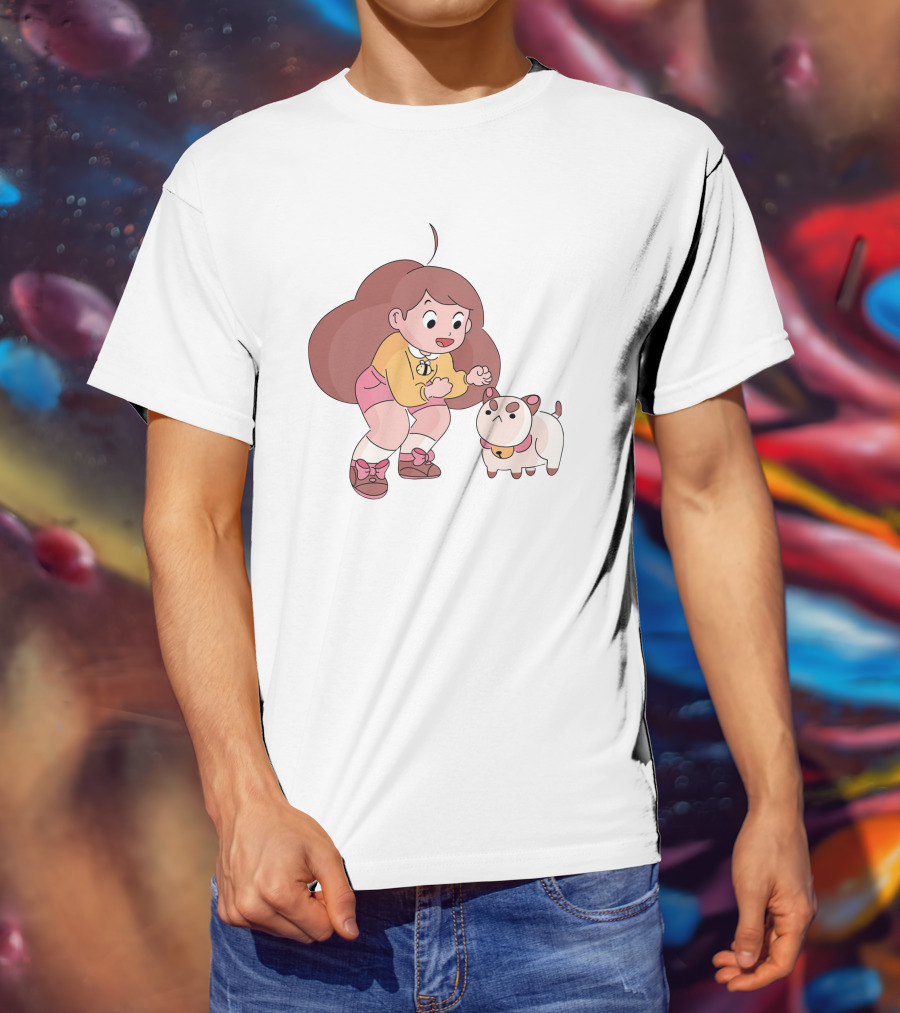 Bee And PuppyCat Cartoon Characters Playful Moment T-Shirt