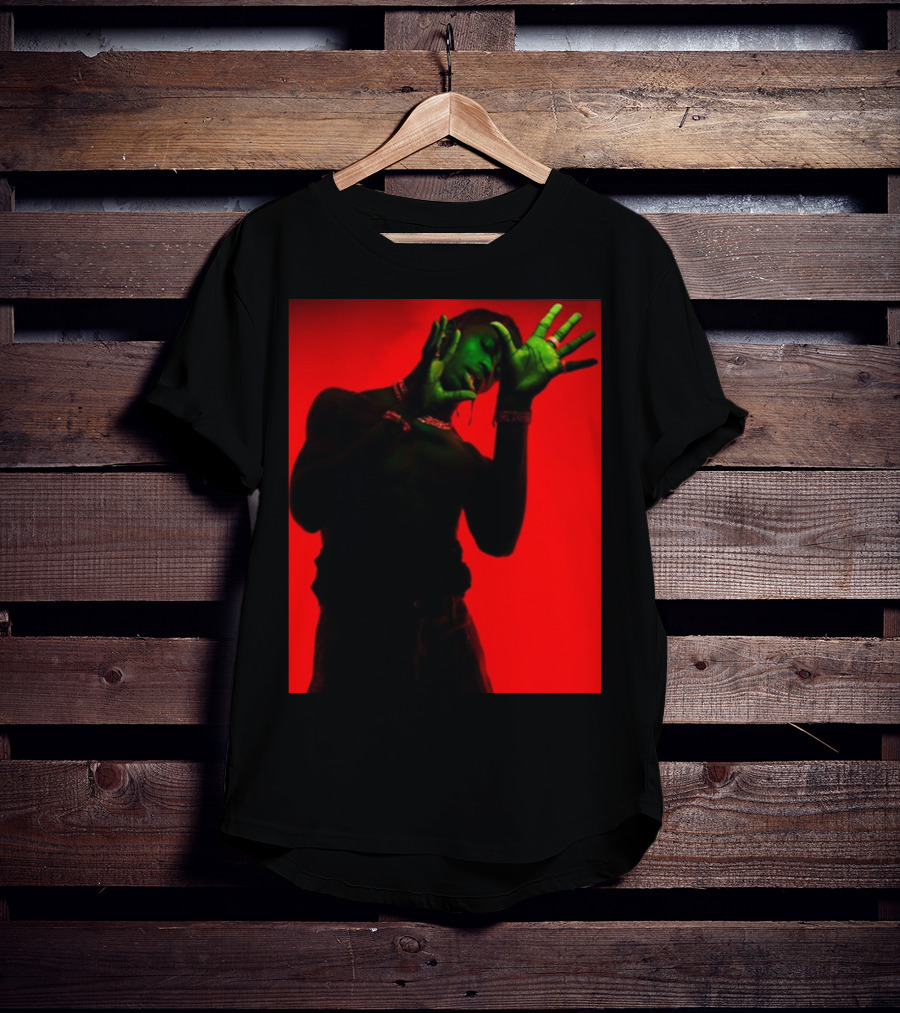 Don Toliver Red And Green Artistic Pose Merchandise T-Shirt