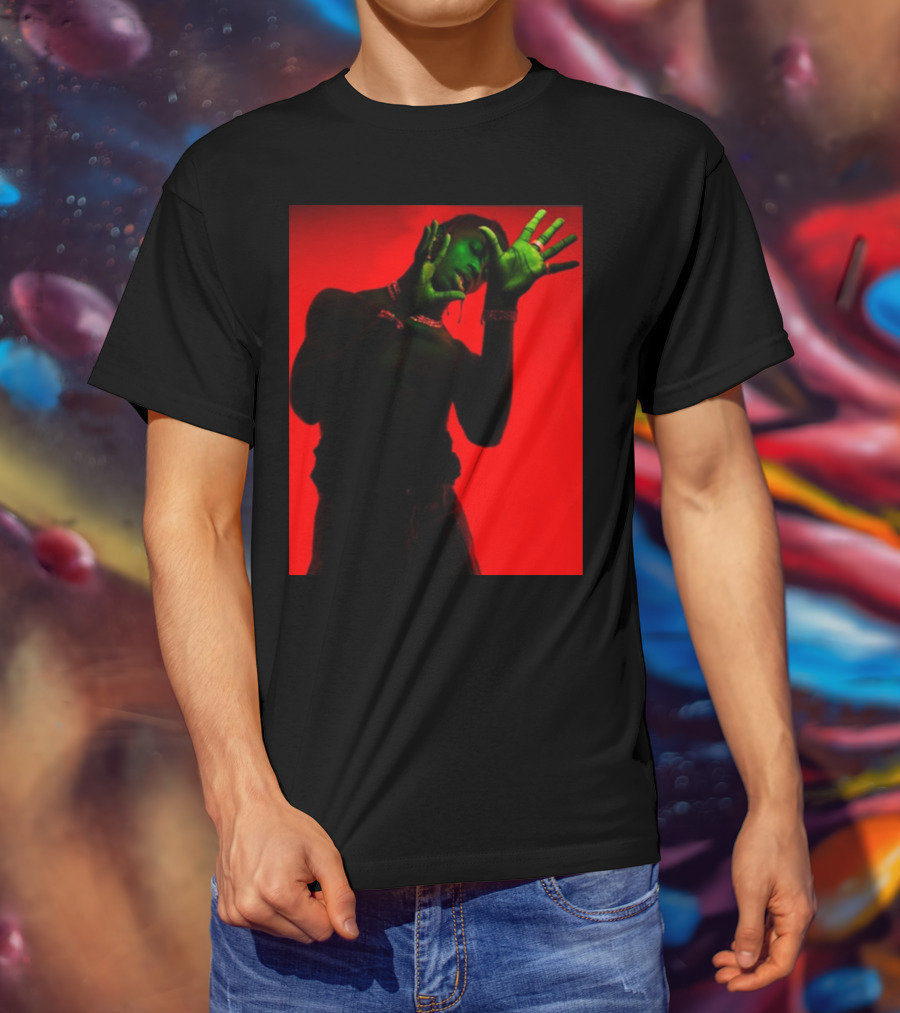 Don Toliver Red And Green Artistic Pose Merchandise T-Shirt