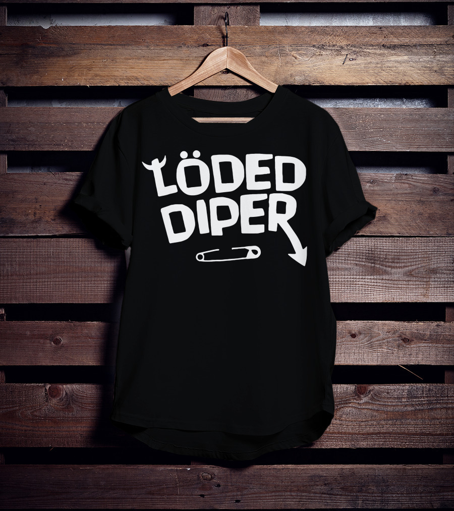 Löded Diper Diary Of A Wimpy Kid Band Safety Pin T-Shirt