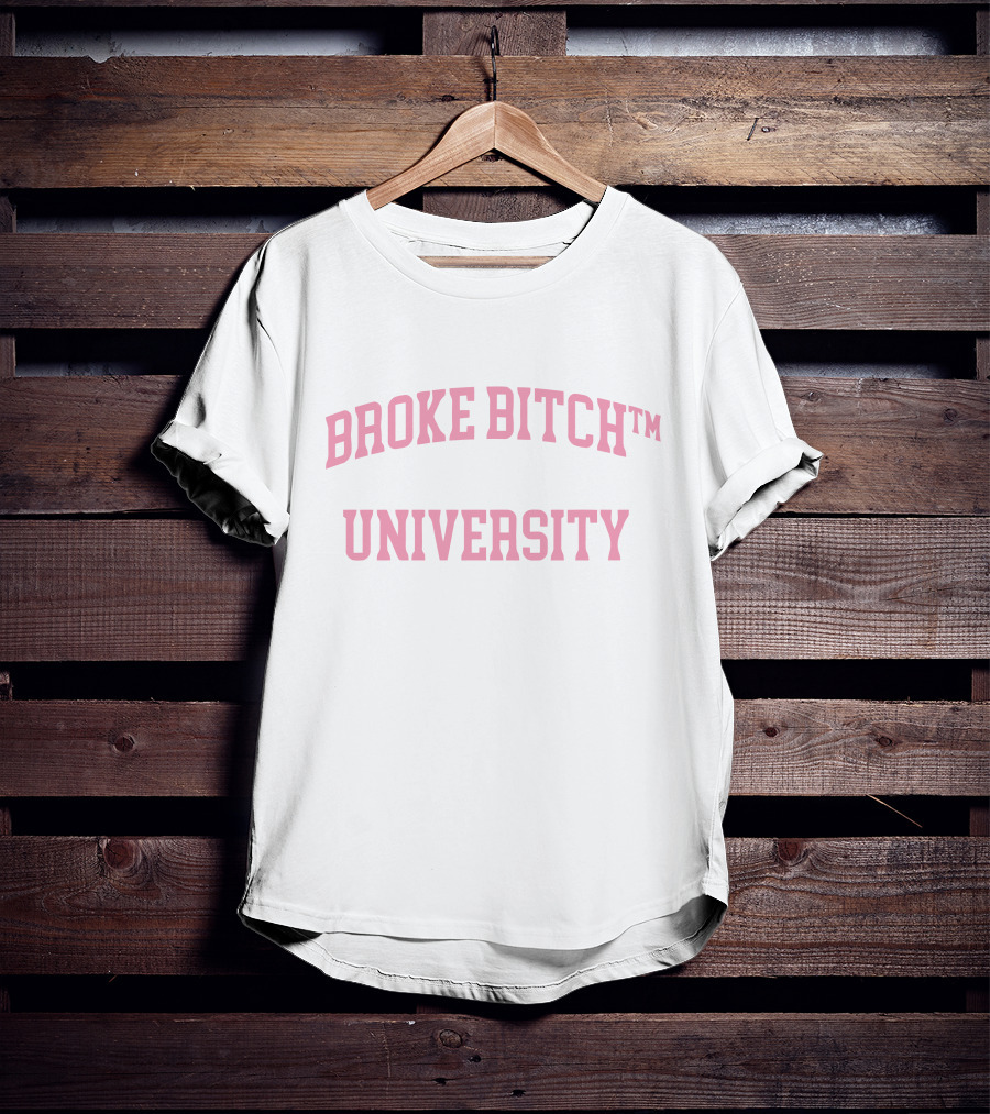 Broke Bitch University Amber Scholl Merch T-Shirt