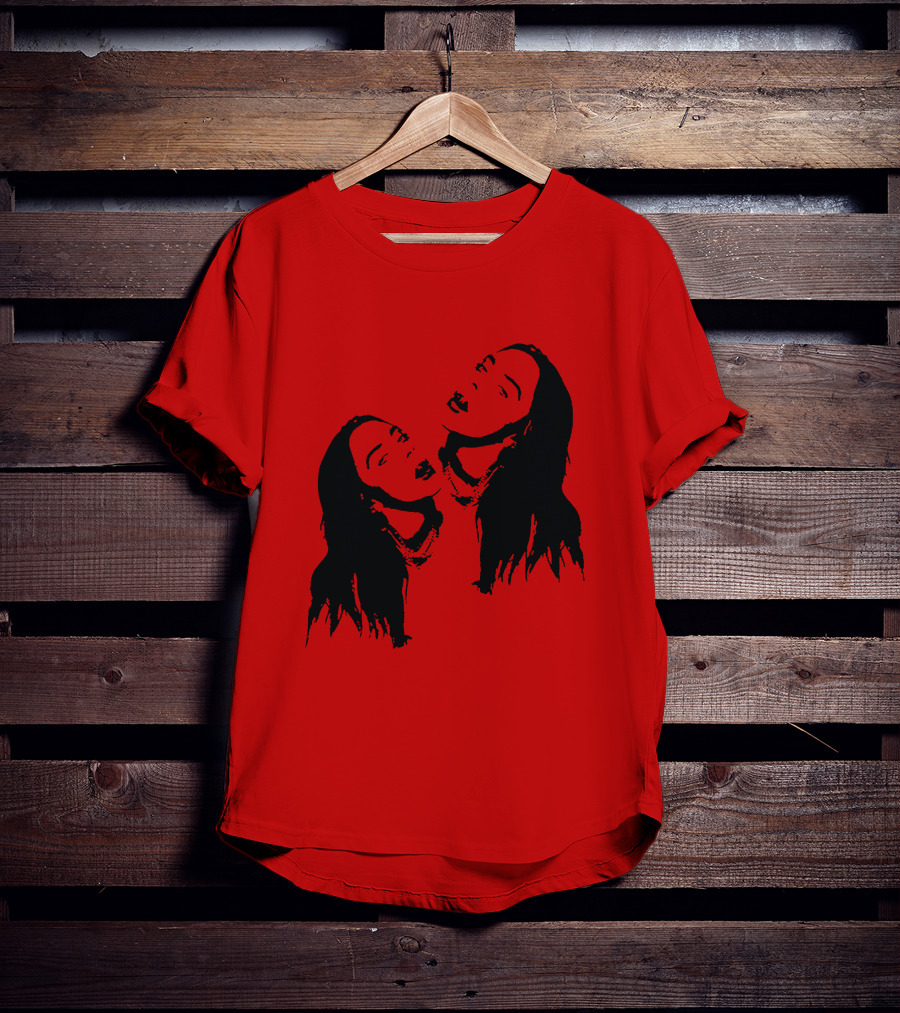 Billie Eilish Merch Stay Home Red Double T-Shirt