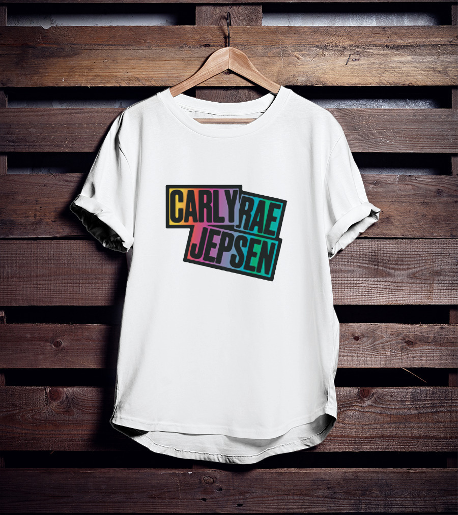 Carly Rae Jepsen Rainbow Merch T-Shirt