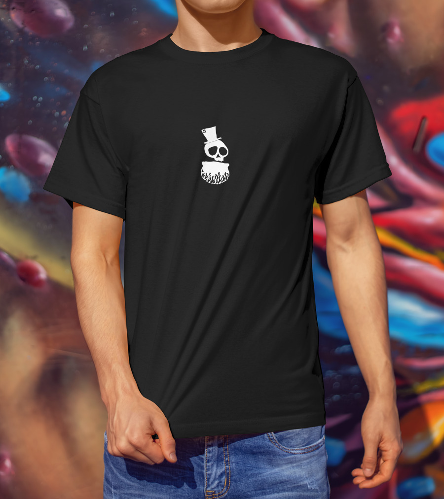 Louis Tomlinson Merch Skull And Hat Flame Graphic The Lyric Drop T-Shirt