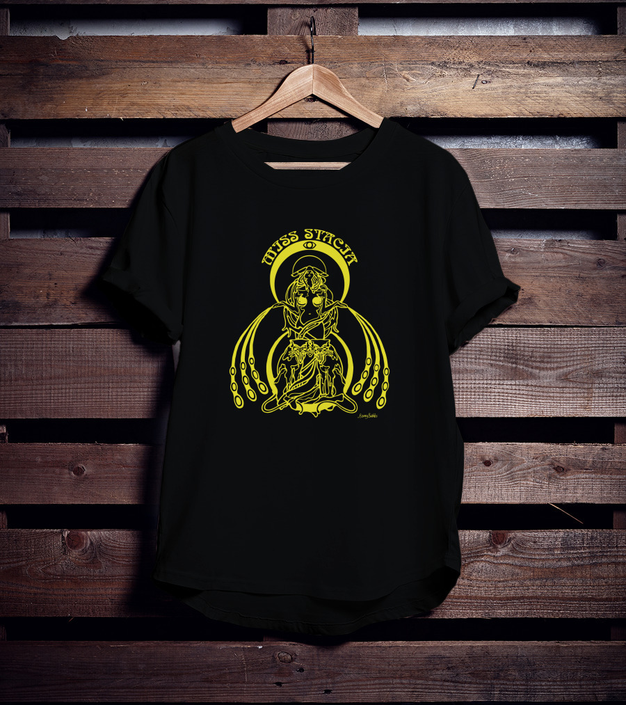 Missstacia Bigcartel Store Miss Stacia Psychedelic Art Nouveau Linework T-Shirt