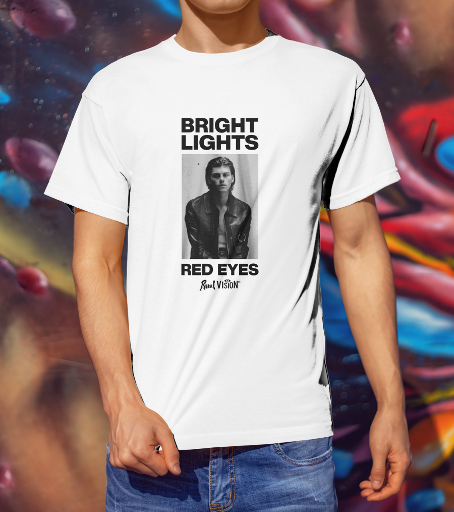 Bright Lights Red Eyes Ruel Vision T-Shirt