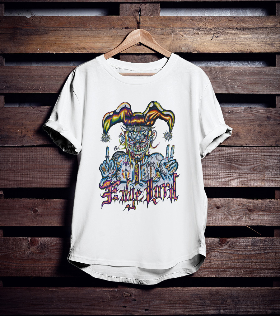 Dorian Electra X Beelzebaby Edgelord Joker Jester Gothic Tattoo T-Shirt