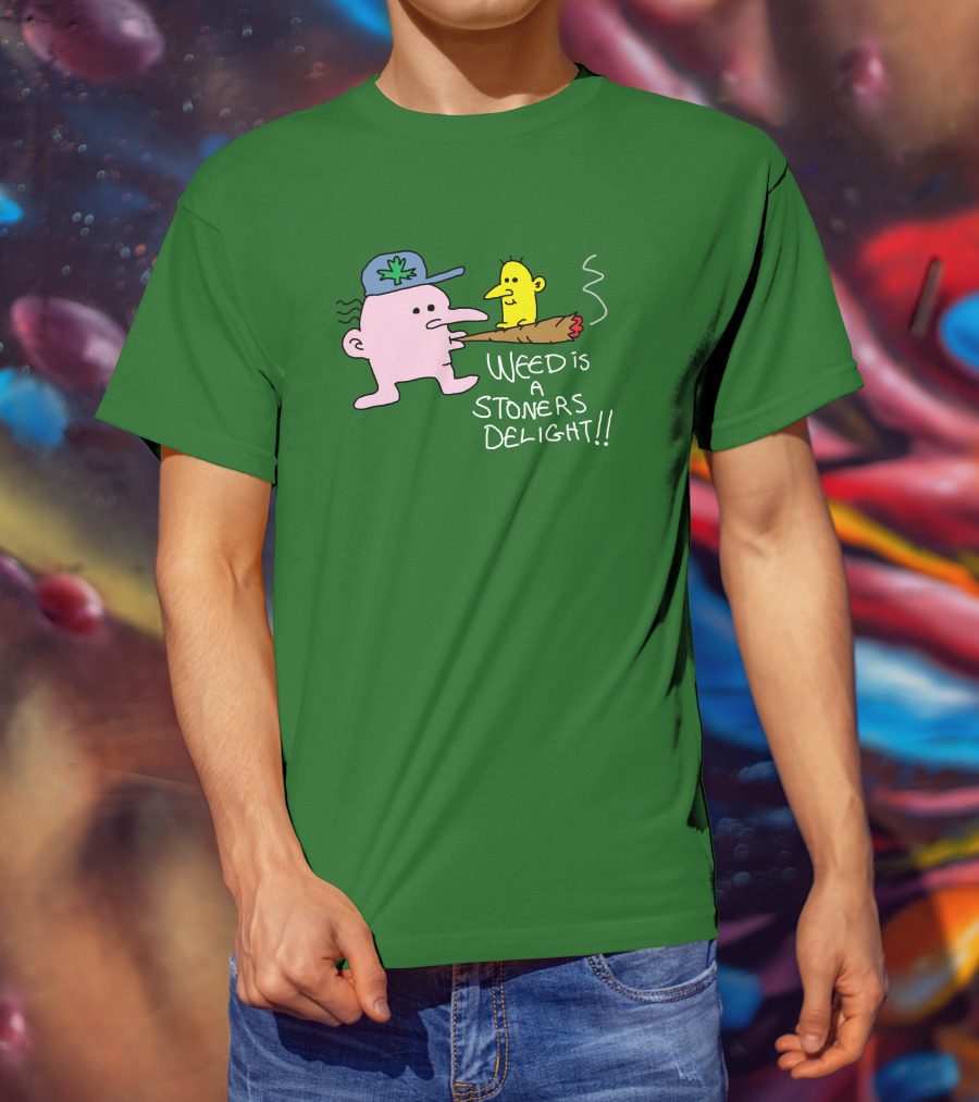 The Average Joey Weed Is A Stoners Delight Weed Is A Stoners Delight T-Shirt