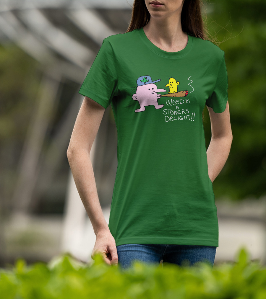 The Average Joey Weed Is A Stoners Delight Weed Is A Stoners Delight T-Shirt