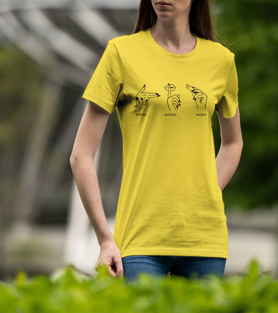Mmm Murder Mystery Makeup T-Shirt
