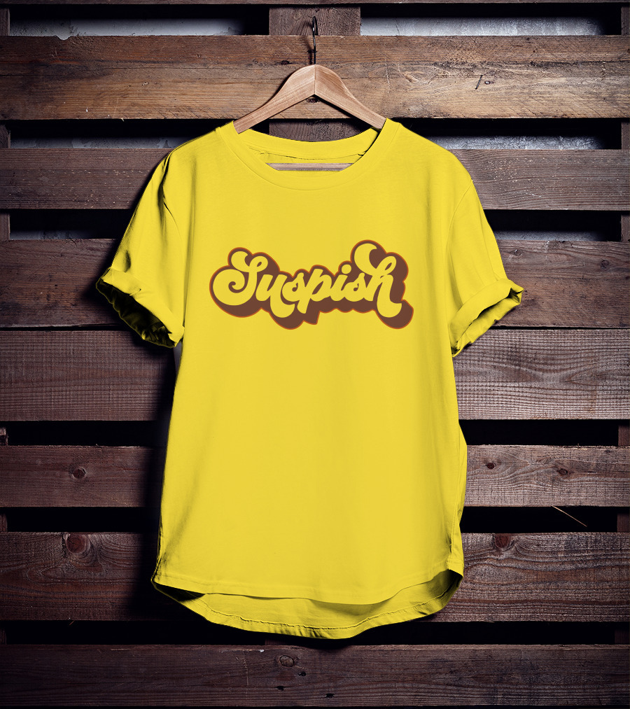 Merchlabs Suspish Stylized Text T-Shirt