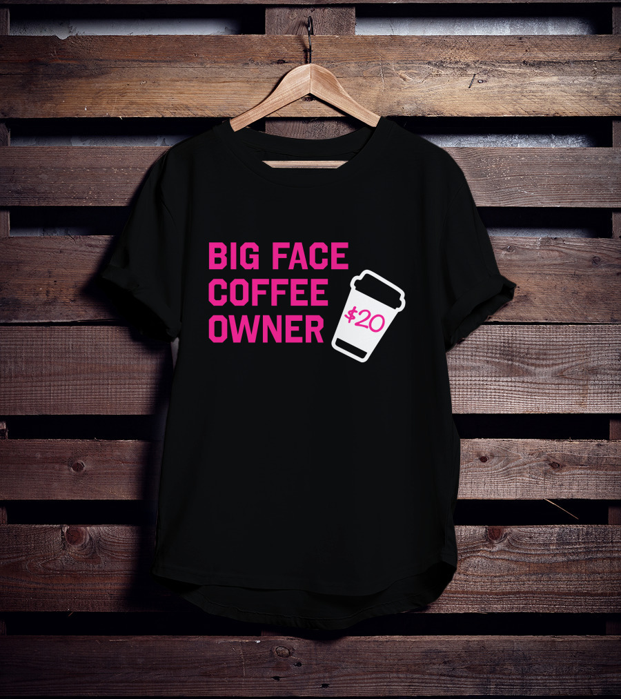 Big Face Coffee Owner $20 Miami Heat UK T-Shirt
