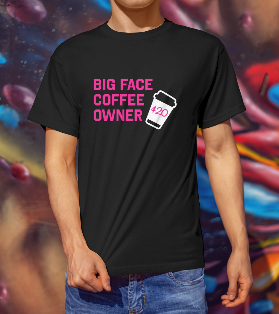 Big Face Coffee Owner $20 Miami Heat UK T-Shirt