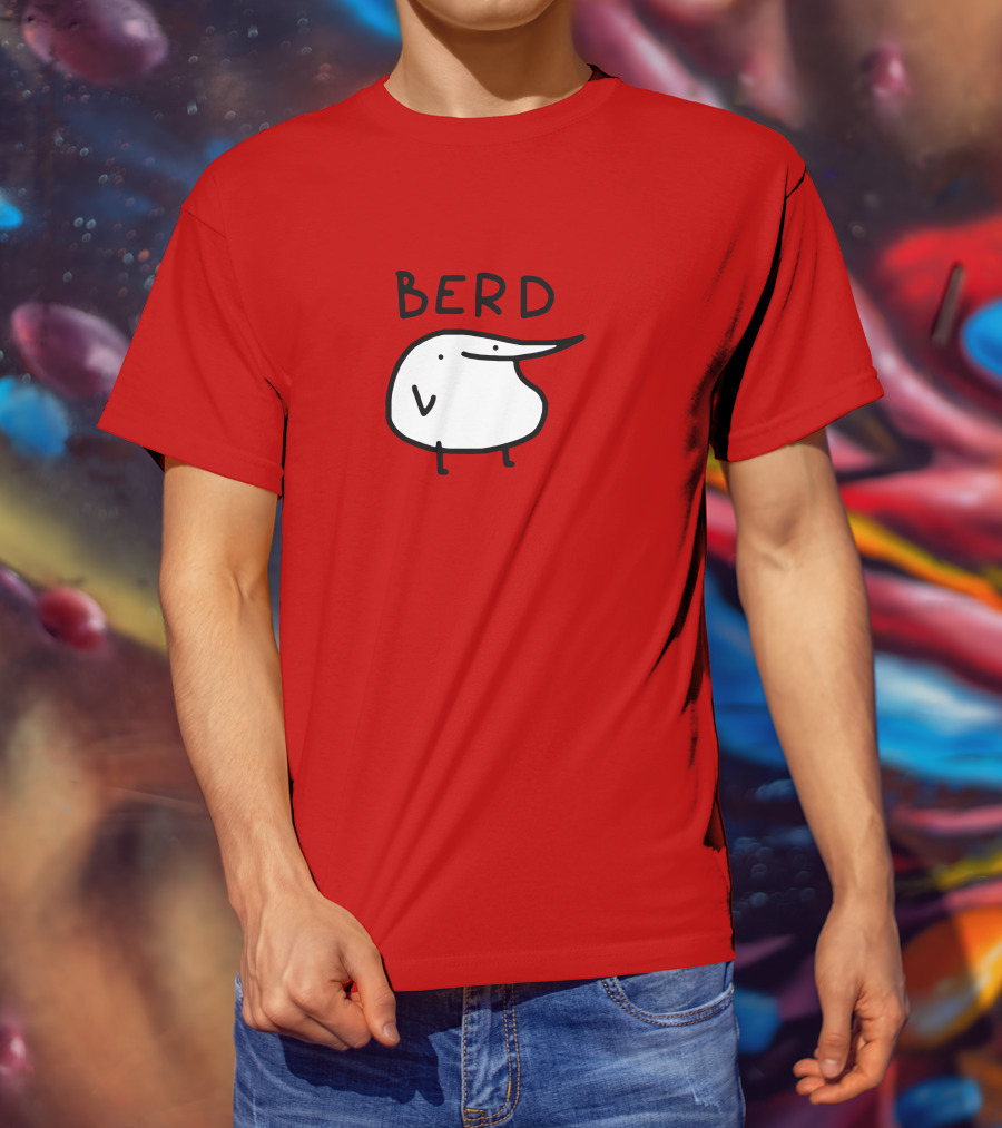 Berd Meme Cartoon Character T-Shirt