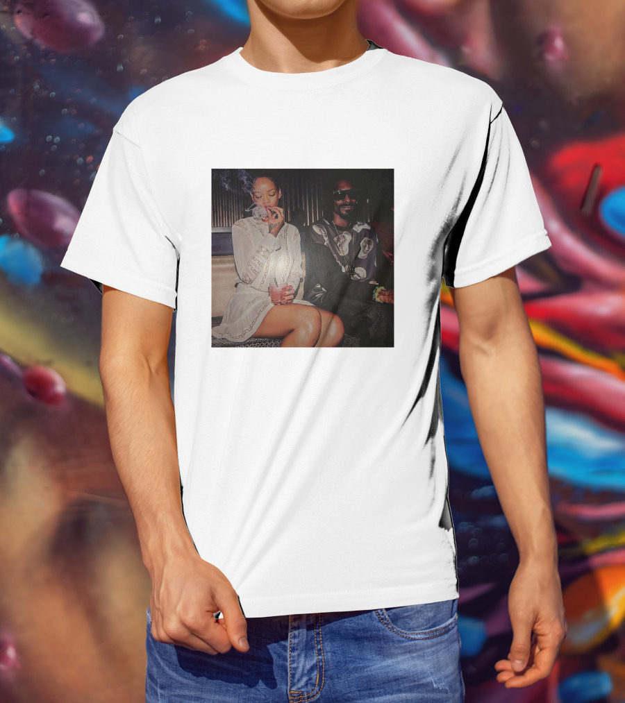 Rihanna Snoop Dogg Fenty Smoky Moment T-Shirt