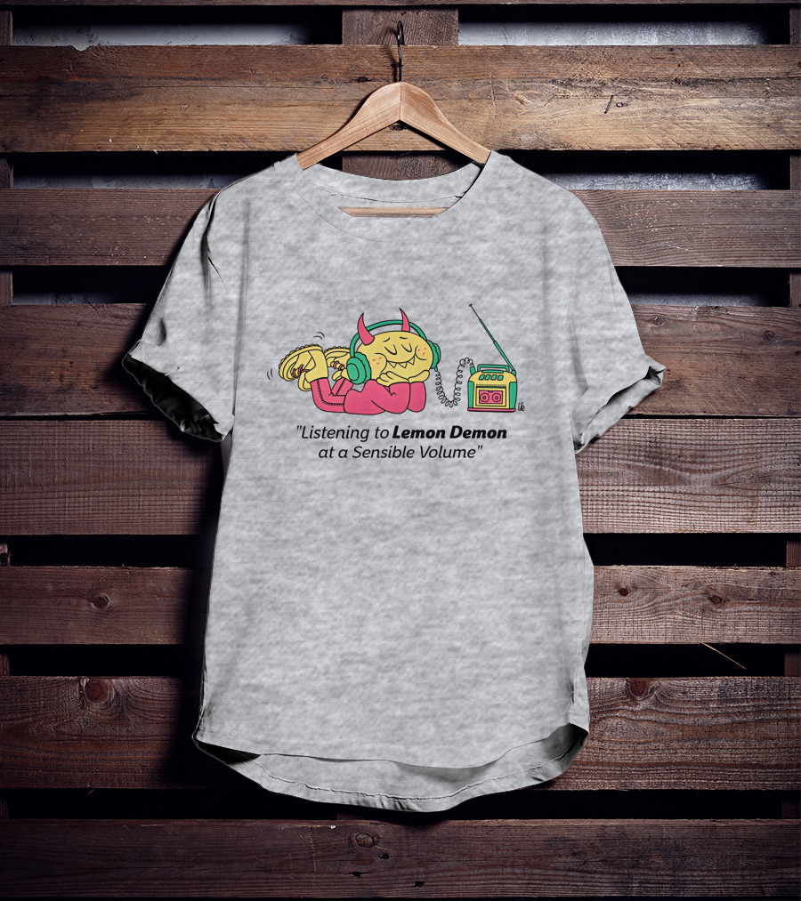 Listening To Lemon Demon At A Sensible Volume T-Shirt