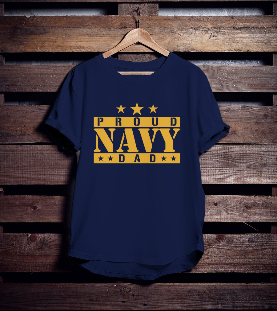 Proud Navy Dad Justmeagain34 T-Shirt