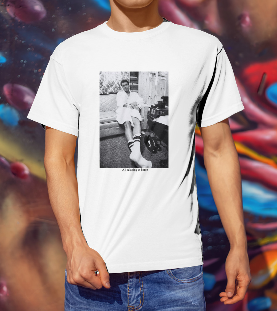 Muhammad Ali Relaxing At Home T-Shirt
