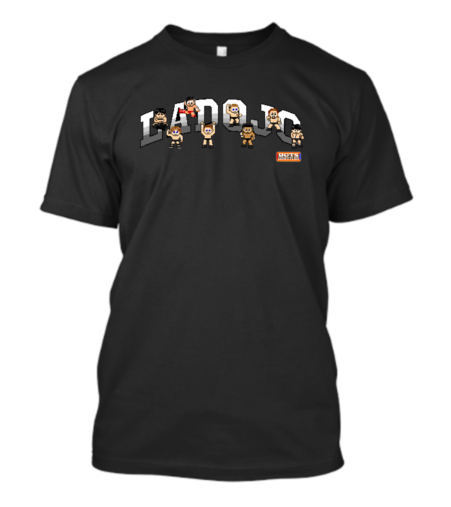 NJPW1972 Shop LA Dojo Dots Wrestler Retro Iconic T-Shirt
