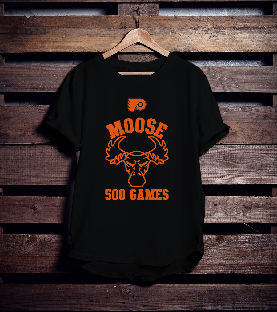 Moose 500 Games Philadelphia Flyers T-Shirt