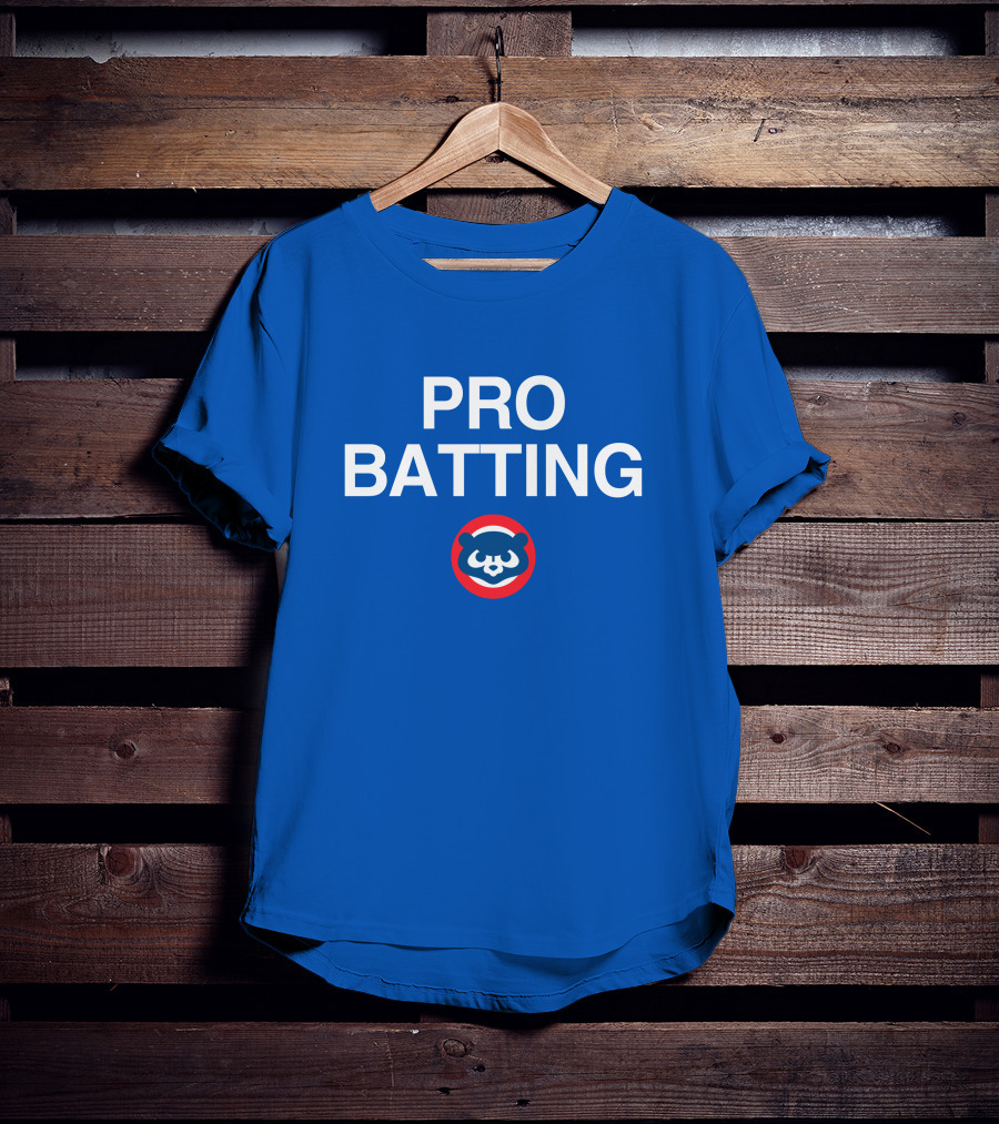 Pro Batting Matt Duffy Cubs Logo Obvious T-Shirt