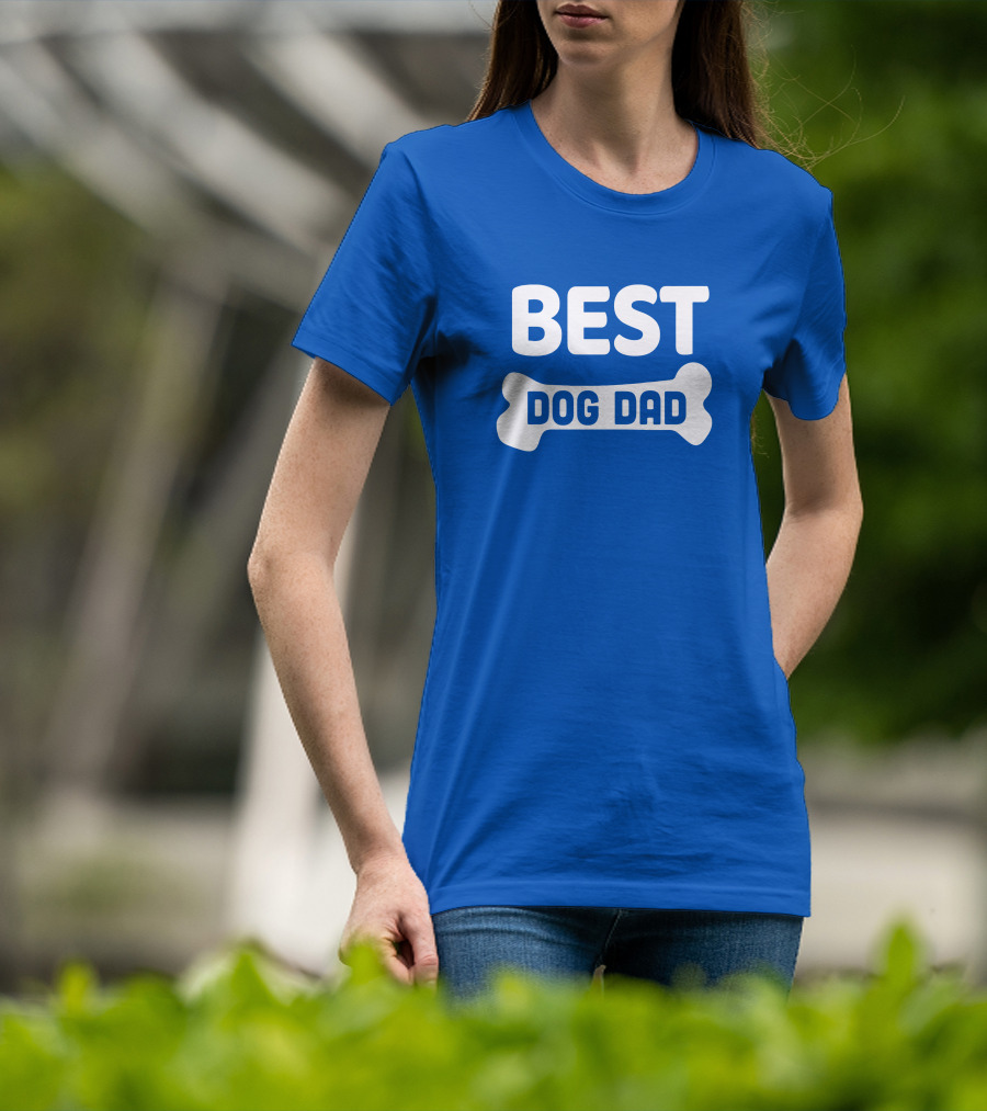 BEST DOG DAD Bone T-Shirt