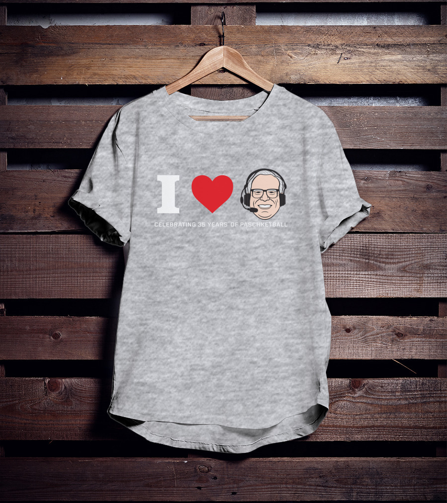 I Love Celebrating 35 Years Of Paschketball T-Shirt