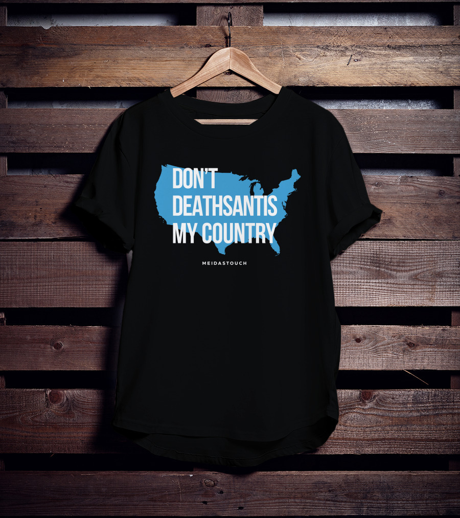 Meidastouch Don't Deathsantis My Country Shirt United States Map T-Shirt