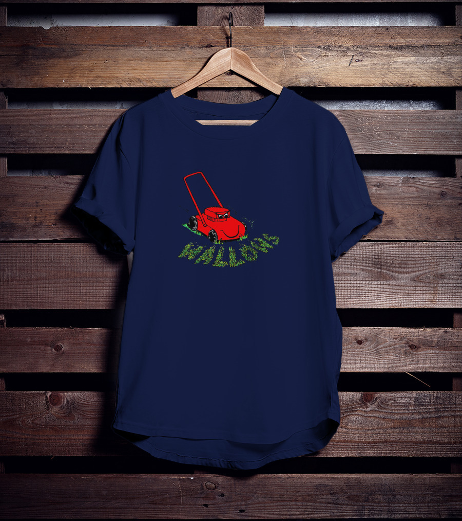 Wallows Lawnmower Grass Cut Red Machine Graphic Merchandise T-Shirt