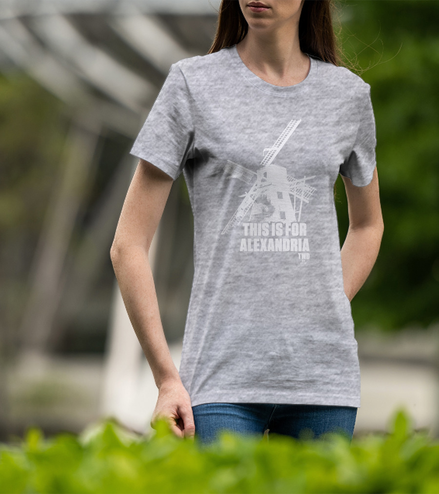 The Walking Dead TWD This Is For Alexandria Windmill T-Shirt