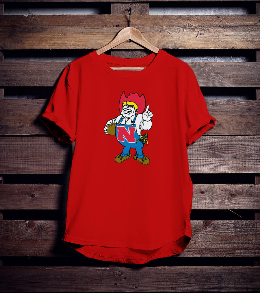 Herbie Husker Nebraska Football Cornhusker Mascot T-Shirt
