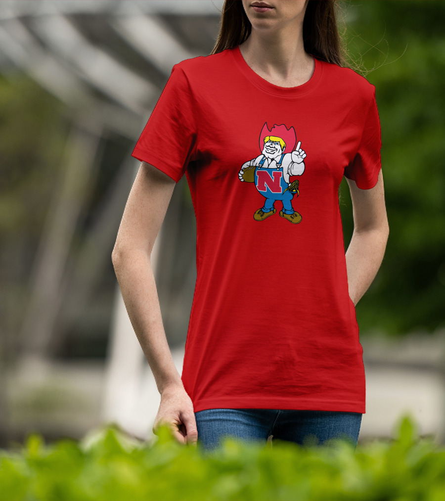 Herbie Husker Nebraska Football Cornhusker Mascot T-Shirt