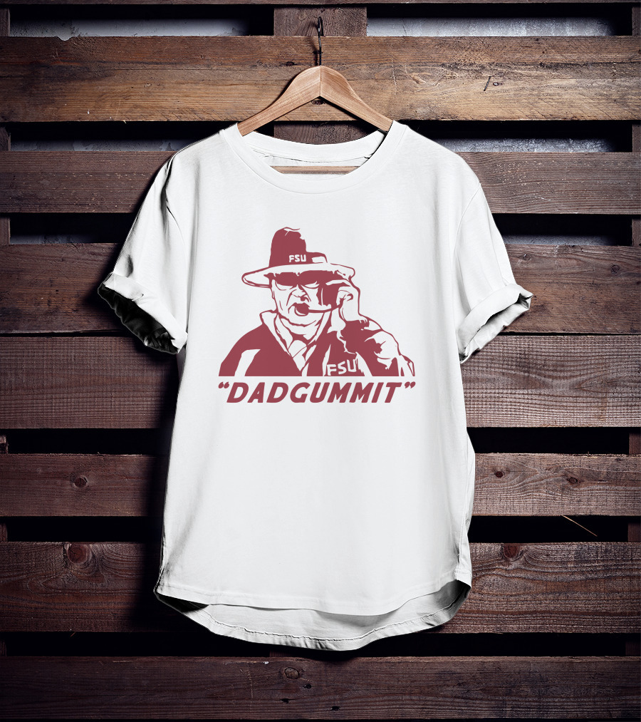 Homefiel Merch FSU Bobby Bowden Dadgummit T-Shirt
