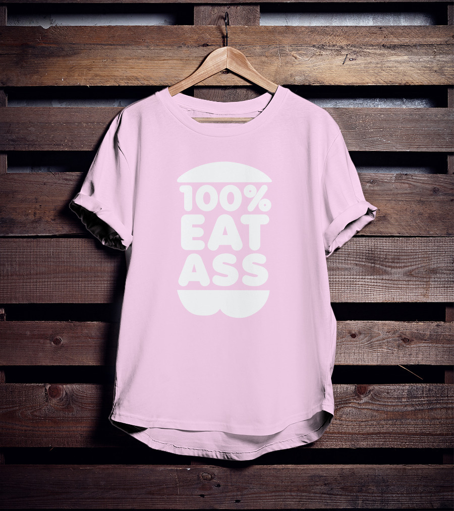 Rooster Teeth Store Face Jam 100% Eat Ass T-Shirt