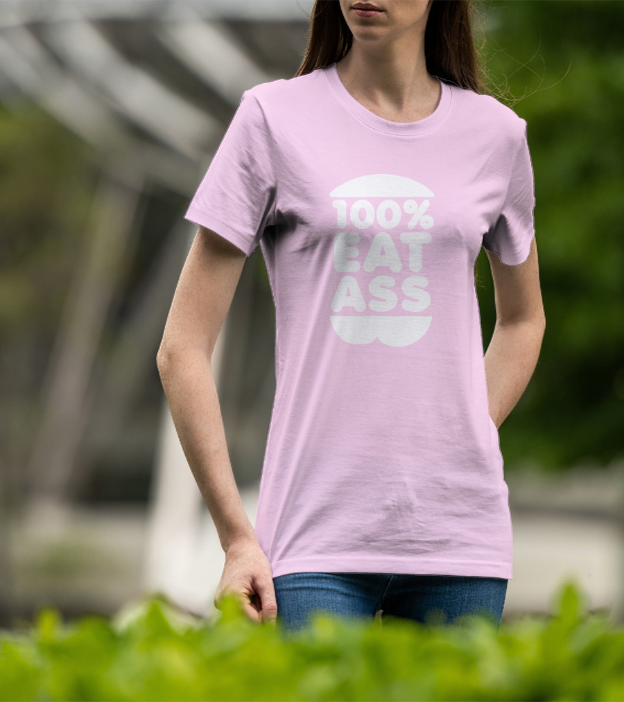Rooster Teeth Store Face Jam 100% Eat Ass T-Shirt