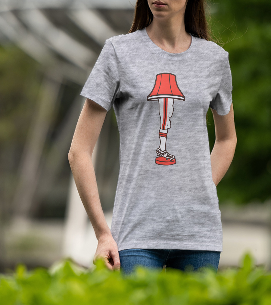 Jimmy Haslam WeBleedOhio Cleveland Football Leg Lamp T-Shirt